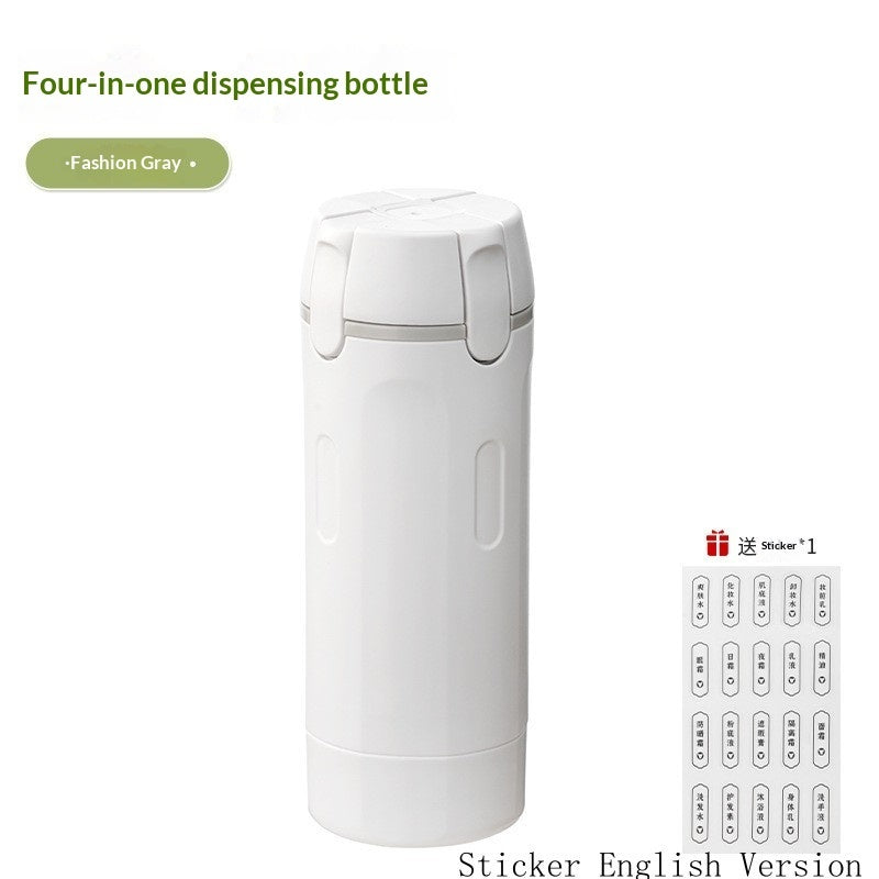 All-in-One Bathroom Organizer Bottle – Clean, Minimal & Space-Saving