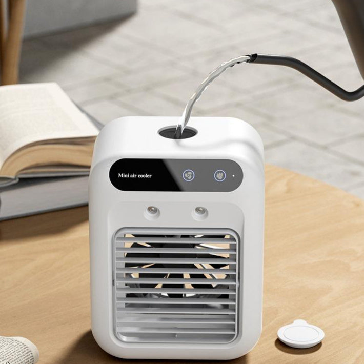 Portable Mini Air Conditioner Fan – USB Water Cooling Air Cooler for Desk, Office & Bedroom (Quiet & Energy Saving)